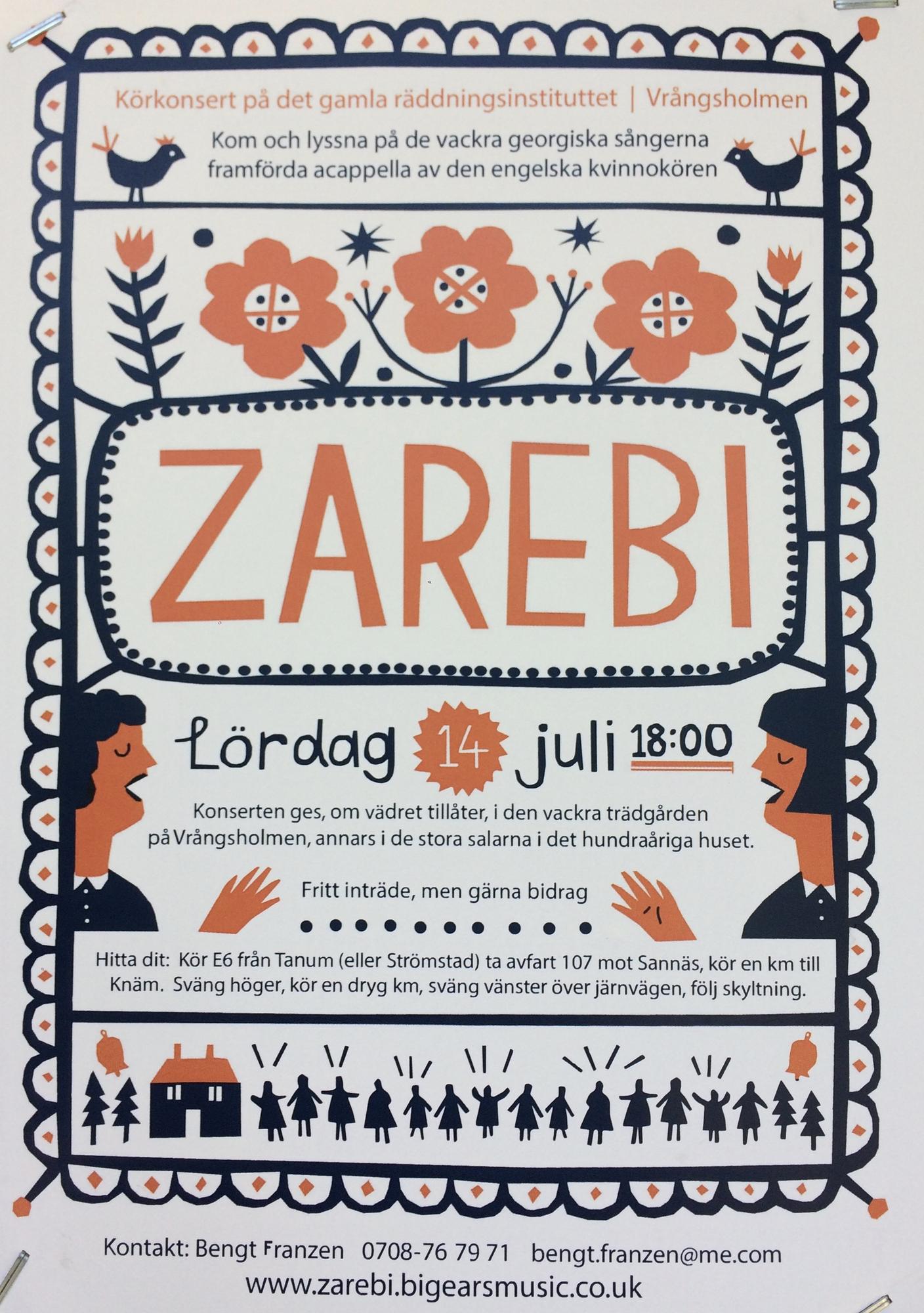 Zarebi in Vrångsholmen, Sweden. - Zarebi